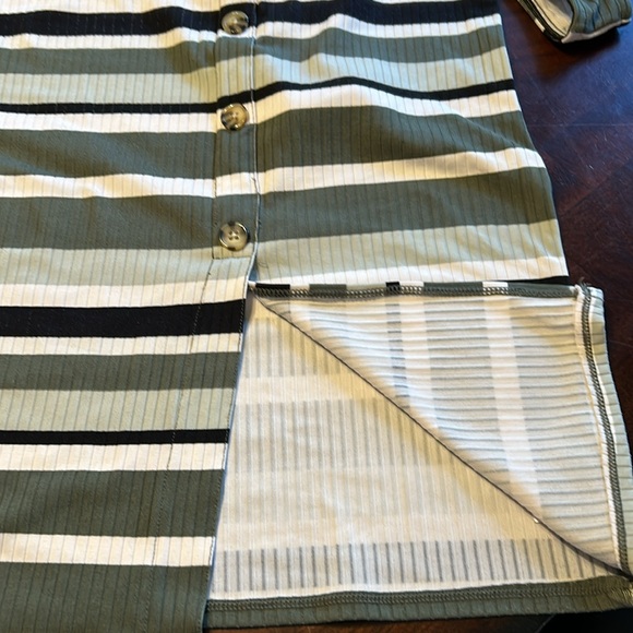 No Boundaries S (3-5) Womenโs Striped Ribbed Tank Style Bodycon Dress NWOT - Picture 7 of 11